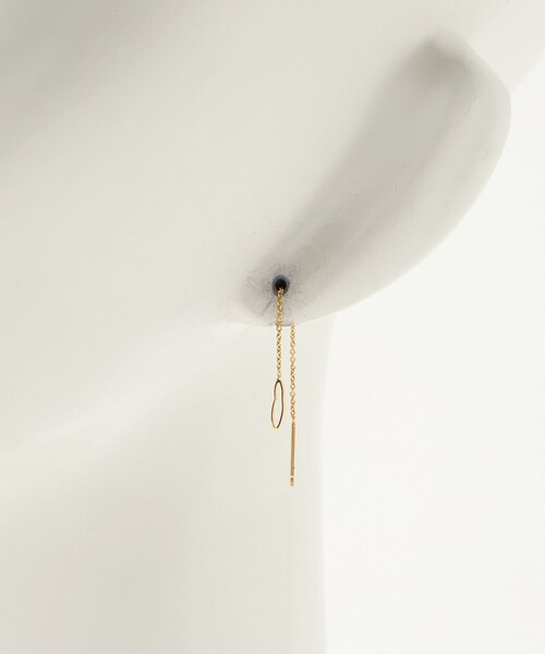 EMMEL REFINES(エメルリファインズ)の「<BDM STUDIO>チェーン ハング ピアス<Select by EMMEL REFINES>(ピアス(両耳用)・レディース・ゴールド・FREE)」の6枚目の写真
