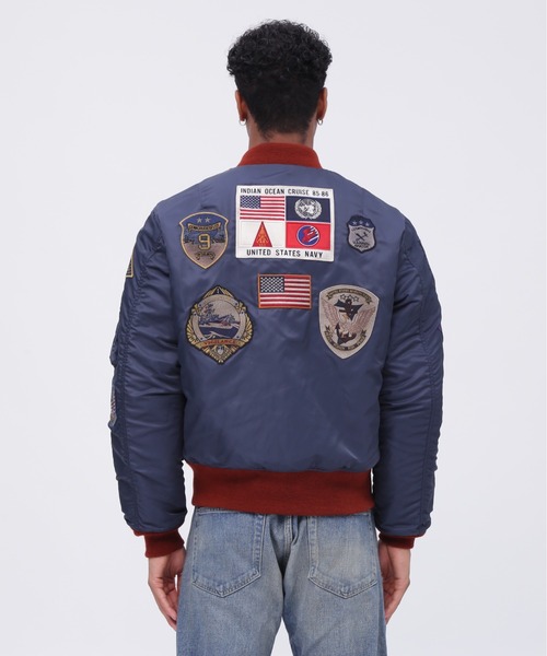 AVIREX アヴィレックス TOP GUN MA-1 トップガン VINTAGE LINE》MA-1 'TOP GUN CUSTOM'/ MA-1 'トップガン カスタム