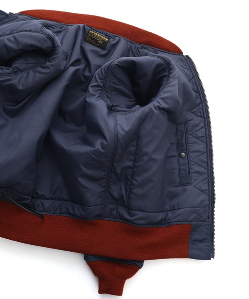 AVIREX（アヴィレックス）の「《VINTAGE LINE》MA-1 "TOP GUN CUSTOM"/ MA-1 "トップガン カスタム" / AVIREX / アヴィレックス（MA-1・メンズ・セージグリーン/ロイヤルブルー・XX-LARGE/MEDIUM/LARGE/X-LARGE）」の20枚目の写真