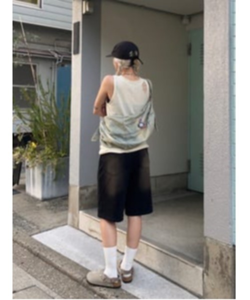 LAGUA GEM（ラグアジェム）の「EASY KNIT タンクトップ（タンクトップ・レディース・アイボリー/ブラック系その他2/カーキ・FREE）」の21枚目の写真