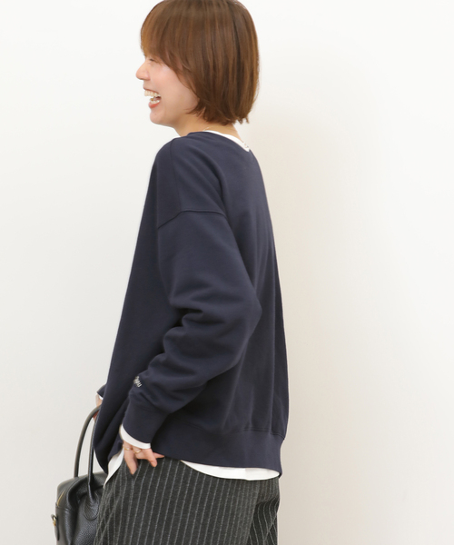 ジャーナルスタンダードレリューム ウェブ限定スウェット WEB限定》［2枚セット］3WAY刺繍レイヤードスウェット（スウェット