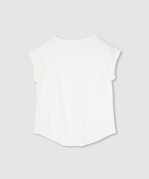 allureville(アルアバイル)の「ショルダータックフレンチプルオーバー(Tシャツ/カットソー・レディース・オフホワイト/モカ・2)」の3枚目の写真