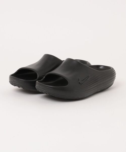NIKE(ナイキ)の「《NIKE》REACTX REJUVEN8 SLIDE(サンダル・メンズ・ブラック×ブラック・26.0cm/28.0cm/27.0cm)」の1枚目の写真