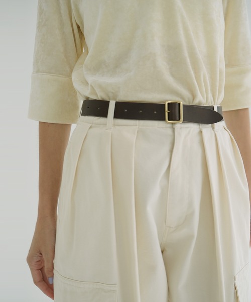 ベルト　　CLANE CLASSIC LEATHER BELT（ベルト）｜CLANE（クラネ）の