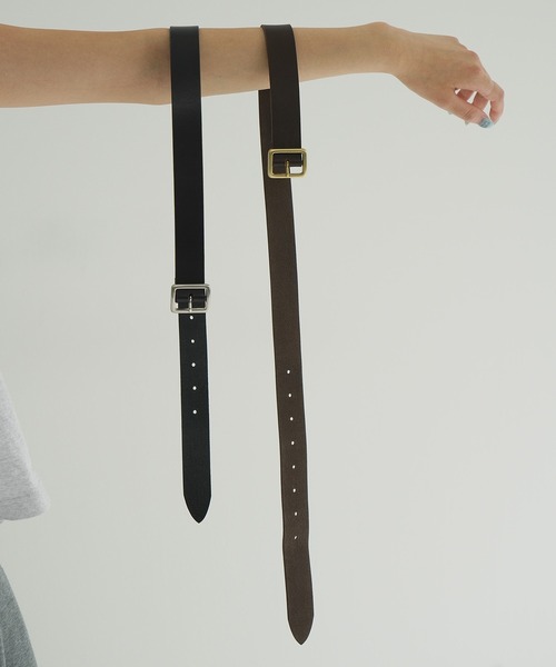 ベルト　　CLANE CLASSIC LEATHER BELT（ベルト）｜CLANE（クラネ）の