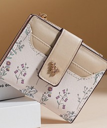 VIBGYOR（ヴィブジョー）の「urbanfemine./ 二つ折りフラワーデザイン財布 U7525（財布）」