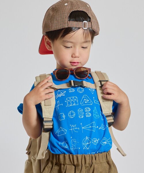 CIAOPANIC TYPY（チャオパニックティピー）の「【KIDS】【男女兼用】アソートプリントマルシェTEE（Tシャツ/カットソー・キッズ・ホワイト/ブラック/ベージュ/ブルー/アイボリー/ボルドー/オフホワイト/グレー/ベージュ系その他/ブルー系その他/バーガンディー/ホワイト系その他2/ホワイト系その他3/ホワイト系その他/グレー系その他・110/130/150）」の22枚目の写真