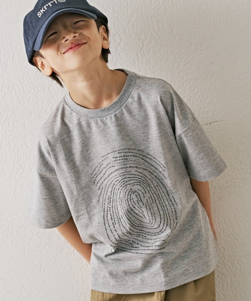 CIAOPANIC TYPY（チャオパニックティピー）の「【KIDS】【男女兼用】アソートプリントマルシェTEE（Tシャツ/カットソー・キッズ・ホワイト/ブラック/ベージュ/ブルー/アイボリー/ボルドー/オフホワイト/グレー/ベージュ系その他/ブルー系その他/バーガンディー/ホワイト系その他2/ホワイト系その他3/ホワイト系その他/グレー系その他・110/130/150）」の9枚目の写真