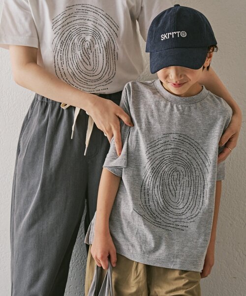 CIAOPANIC TYPY（チャオパニックティピー）の「【KIDS】【男女兼用】アソートプリントマルシェTEE（Tシャツ/カットソー・キッズ・ホワイト/ブラック/ベージュ/ブルー/アイボリー/ボルドー/オフホワイト/グレー/ベージュ系その他/ブルー系その他/バーガンディー/ホワイト系その他2/ホワイト系その他3/ホワイト系その他/グレー系その他・110/130/150）」の18枚目の写真