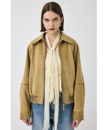 MOUSSY 2WAYジャケット ベージュ MOUSSY | 2WAY SEMI SHEER ジャケット (その他アウター ) |SHEL
