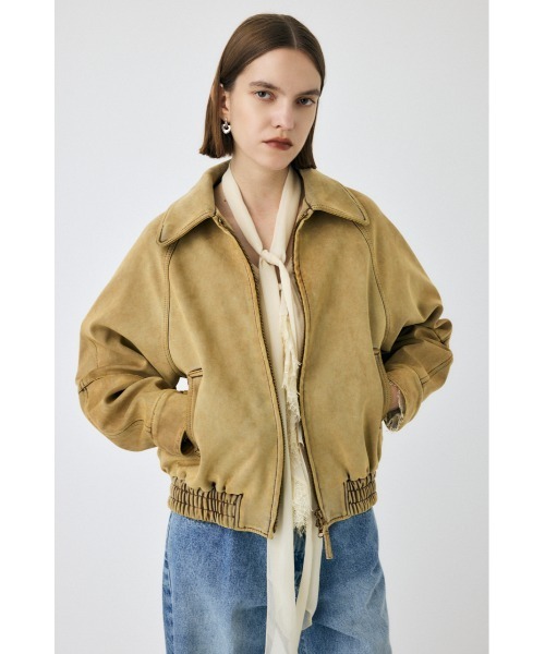 25年AW新作】F/SUEDE GATHER ブルゾン（ブルゾン）｜MOUSSY