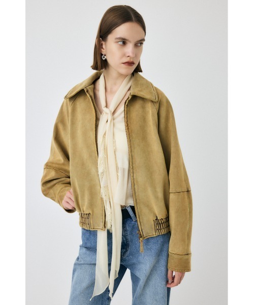 MOUSSY【25年AW新作】F/SUEDE GATHER ブルゾン 25年AW新作】F/SUEDE GATHER ブルゾン（ブルゾン）｜MOUSSY（マウジー