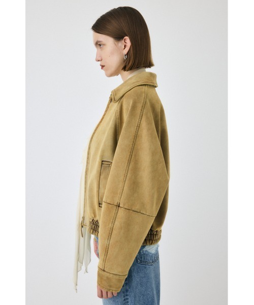 MOUSSY（マウジー）の「【25年AW新作】F/SUEDE GATHER ブルゾン