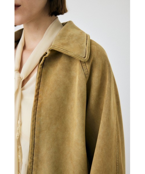 25年AW新作】F/SUEDE GATHER ブルゾン（ブルゾン）｜MOUSSY