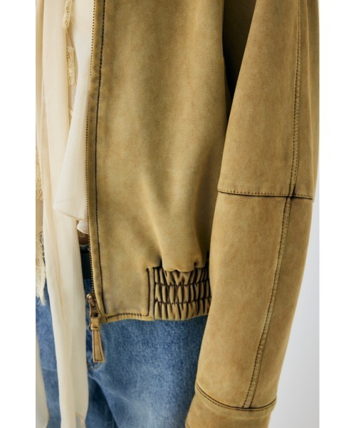 25年AW新作】F/SUEDE GATHER ブルゾン（ブルゾン）｜MOUSSY（マウジー