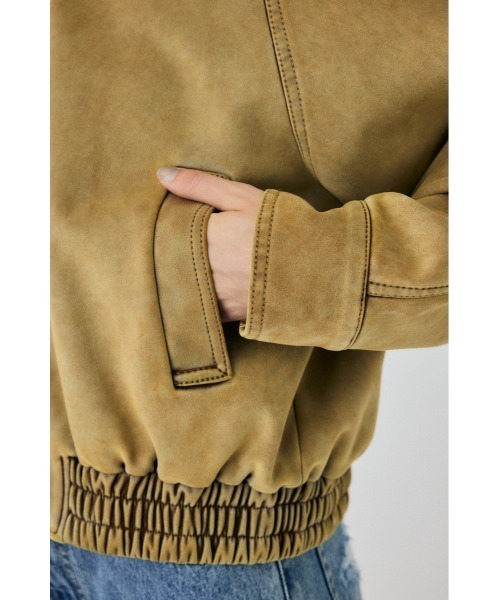 MOUSSY（マウジー）の「【25年AW新作】F/SUEDE GATHER ブルゾン