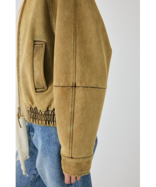 25年AW新作】F/SUEDE GATHER ブルゾン（ブルゾン）｜MOUSSY（マウジー