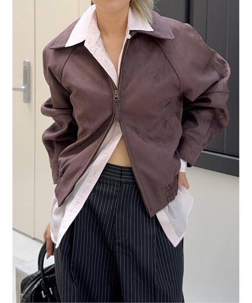 MOUSSY F/SUEDE GATHER ブルゾン MOUSSY | F/SUEDE GATHER ブルゾン (ブルゾン ) |SHEL'TTER WEBSTORE