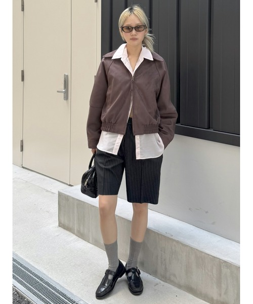 25年AW新作】F/SUEDE GATHER ブルゾン（ブルゾン）｜MOUSSY（マウジー