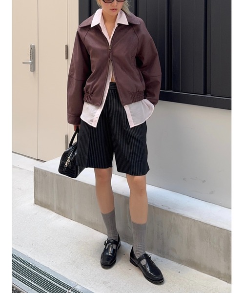 MOUSSY F/SUEDE GATHER ブルゾン MOUSSY | F/SUEDE GATHER ブルゾン (ブルゾン ) |SHEL'TTER WEBSTORE