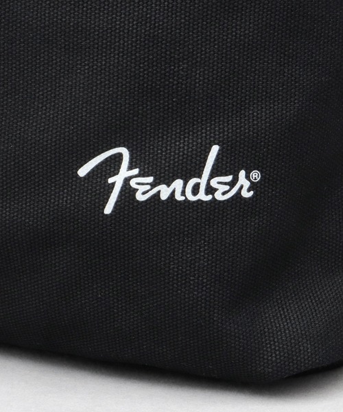 Fender(フェンダー)の「ヘビーキャンバス 大容量 ビッグ ショルダーバッグ モノグラムストラップ A4・A3対応(ショルダーバッグ・メンズ・ブラック/ブラック系その他・FREE)」の21枚目の写真