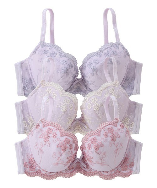 専用　新品　トリンプ　E75 ピンク　3枚　フルカップブラ　花柄レースブラ 専用 トリンプ E75 ピンク フルカップブラ 花柄レースブラ ブラジャー