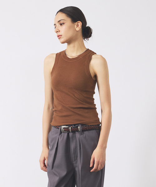 NOMINE（ノミネ）の「【NOMINE/ノミネ】カップインテレコタンク（タンクトップ・メンズ・ブラック/ホワイト/ブラウン・フリー）」の11枚目の写真