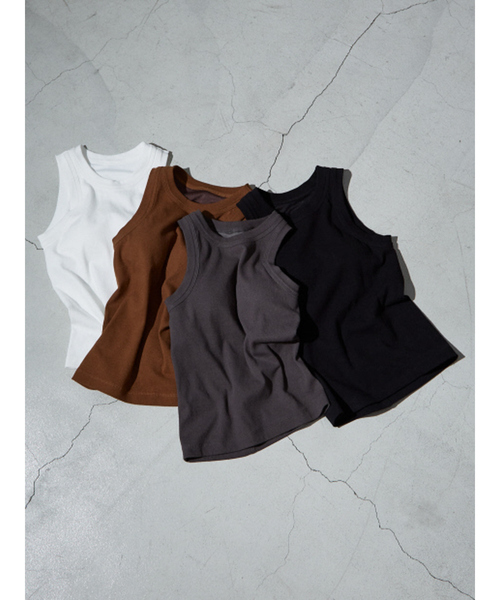 NOMINE（ノミネ）の「【NOMINE/ノミネ】カップインテレコタンク（タンクトップ・メンズ・ブラック/ホワイト/ブラウン・フリー）」の17枚目の写真