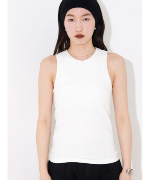 NOMINE（ノミネ）の「【NOMINE/ノミネ】カップインテレコタンク（タンクトップ・メンズ・ブラック/ホワイト/ブラウン・フリー）」の10枚目の写真