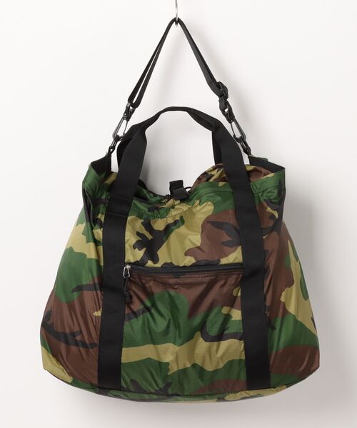 Drifter(ドリフター)の「PACK SHOULDER DUFFEL/パックショルダーダッフル(ボストンバッグ・メンズ・グリーン系カモフラージュ/ブラック・FREE)」の8枚目の写真