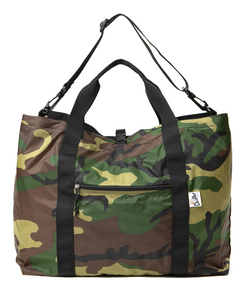 Drifter(ドリフター)の「PACK SHOULDER DUFFEL/パックショルダーダッフル(ボストンバッグ・メンズ・グリーン系カモフラージュ/ブラック・FREE)」の6枚目の写真