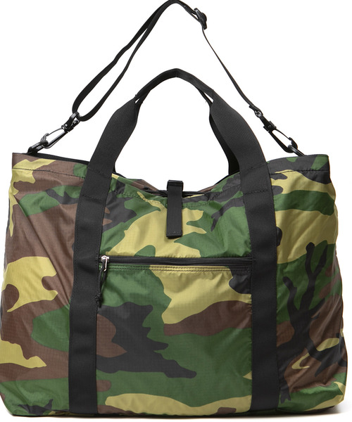 Drifter(ドリフター)の「PACK SHOULDER DUFFEL/パックショルダーダッフル(ボストンバッグ・メンズ・グリーン系カモフラージュ/ブラック・FREE)」の7枚目の写真