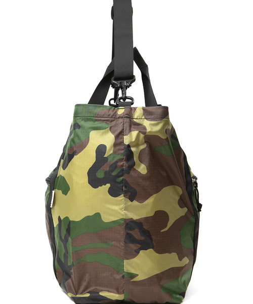 Drifter(ドリフター)の「PACK SHOULDER DUFFEL/パックショルダーダッフル(ボストンバッグ・メンズ・グリーン系カモフラージュ/ブラック・FREE)」の9枚目の写真