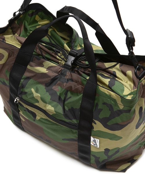 Drifter(ドリフター)の「PACK SHOULDER DUFFEL/パックショルダーダッフル(ボストンバッグ・メンズ・グリーン系カモフラージュ/ブラック・FREE)」の16枚目の写真