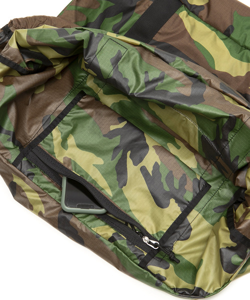 Drifter(ドリフター)の「PACK SHOULDER DUFFEL/パックショルダーダッフル(ボストンバッグ・メンズ・グリーン系カモフラージュ/ブラック・FREE)」の18枚目の写真