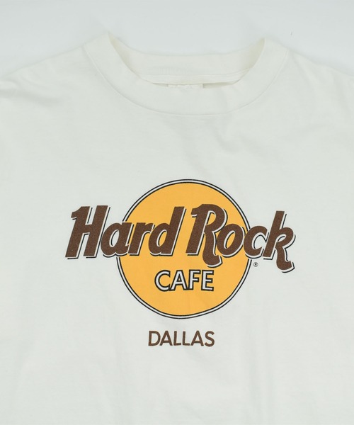 VINTAGE（ヴィンテージ）の「【USED】90’s HARD ROCK CAFE 企業ロゴ Tシャツ USA製（Tシャツ/カットソー・メンズ・ホワイト・X-LARGE）」の6枚目の写真