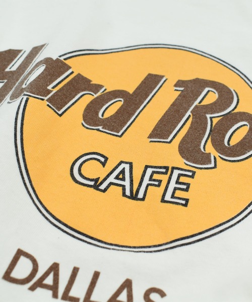 VINTAGE（ヴィンテージ）の「【USED】90’s HARD ROCK CAFE 企業ロゴ Tシャツ USA製（Tシャツ/カットソー・メンズ・ホワイト・X-LARGE）」の2枚目の写真
