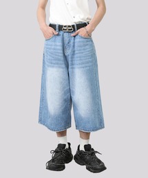 TOBEE（トゥビー）の「【TOBEE】 ヴィンテージ加工デニム バギーハーフパンツ（デニムパンツ・メンズ）」