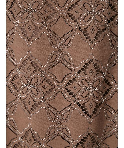 FRAY I.D(フレイアイディー)の「コードバイカラーレースタイトスカート(スカート・レディース・ブラック/ホワイト/ブラウン・0/1)」の12枚目の写真