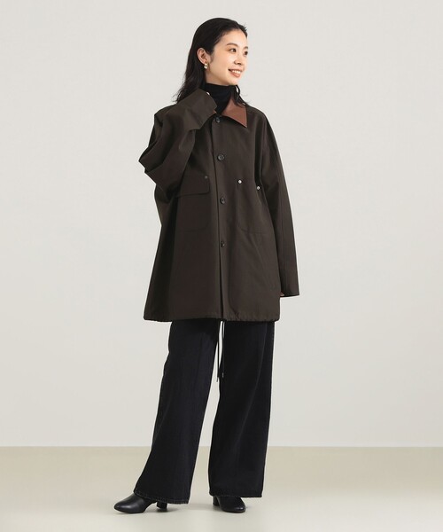 VACHEMENT（ヴァシュモン）の「VACHEMENT / タフタ クレリック ブルゾン（ブルゾン・レディース・ブラウン・ONE SIZE）」の11枚目の写真