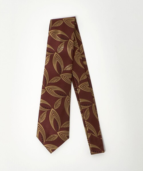 HOLLIDAY＆BROWN＞リーフ ジャガード ネクタイ（ネクタイ）｜Holliday