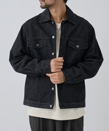 デニムミニマルジャケット