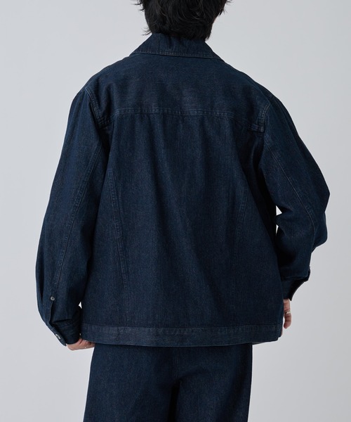 デニムミニマルジャケット（デニムジャケット）｜COLONY 2139