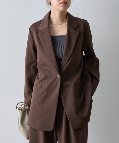 COLONY 2139（コロニートゥーワンスリーナイン）の「ロングテーラードジャケット（テーラードジャケット・レディース・ブラック/ブラウン・SMALL/MEDIUM）」の11枚目の写真