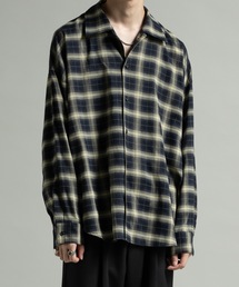 Casper John（キャスパージョン）の「Imitation wool huge shirts/イミテーションウールヒュージシャツ（シャツ/ブラウス）」