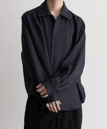 Casper John（キャスパージョン）の「Imitation wool huge shirts/イミテーションウールヒュージシャツ（シャツ/ブラウス）」