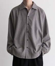 Casper John（キャスパージョン）の「Imitation wool huge shirts/イミテーションウールヒュージシャツ（シャツ/ブラウス）」