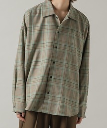 Imitation wool huge shirts/イミテーションウールヒュージシャツ