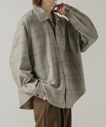 Imitation wool huge shirts/イミテーションウールヒュージシャツ