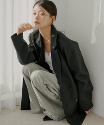 ジャケット・アウター Chico 新色追加/セットアップ対応】オーバーダブルジャケット | Chico